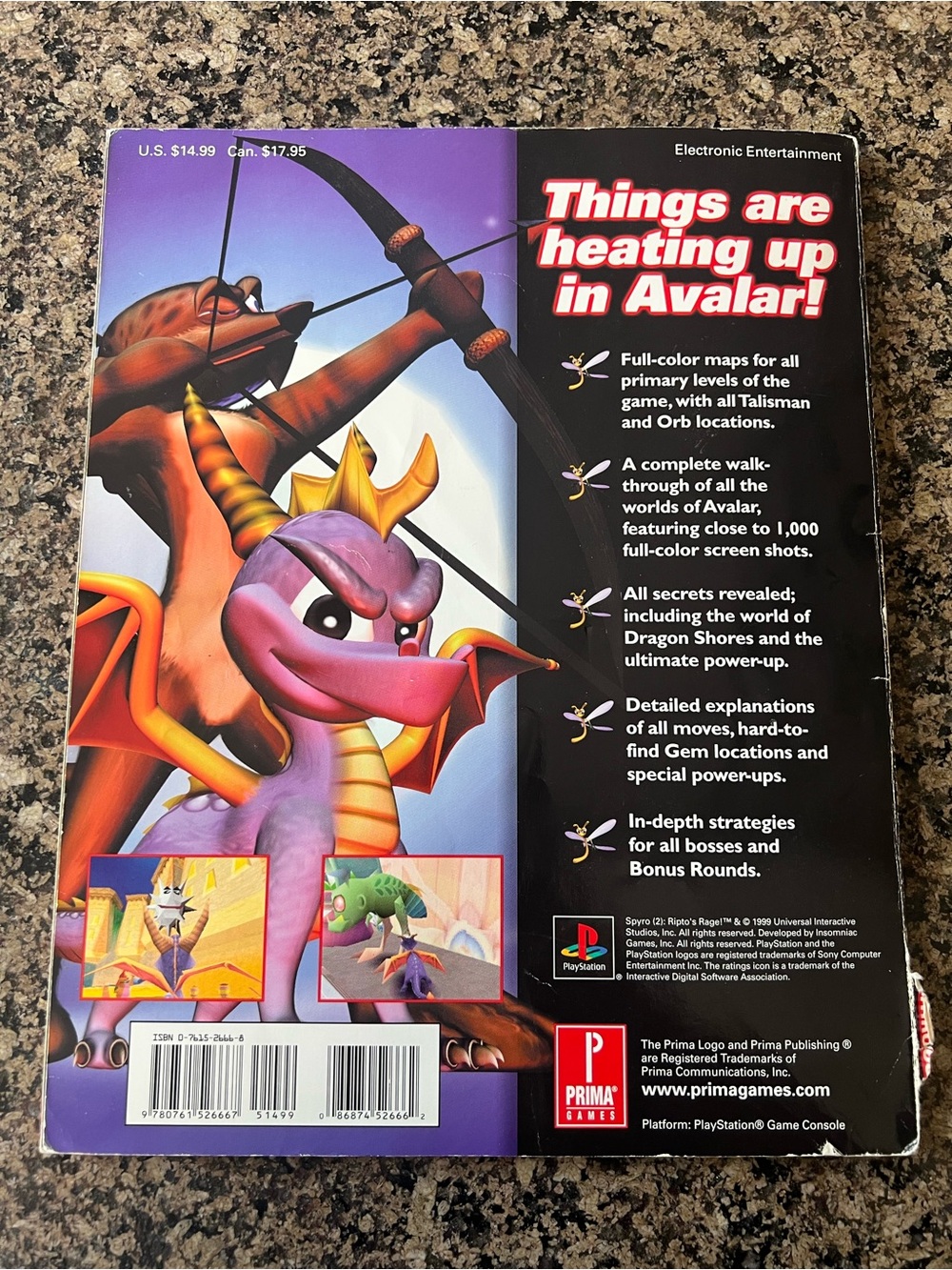Prima's Spyro: Ripto's Rage! Strategy Guide - Purple - Picture 3 of 3